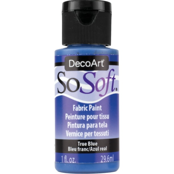 SoSoft Fabric Acrylic Paint 1ozTrue Blue