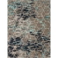 thumbnail image 1 of Unique Loom 3151786 9 x 12 ft. Trellis Frieze Geometric Rectangle Area Rug, Multi Color, 1 of 15
