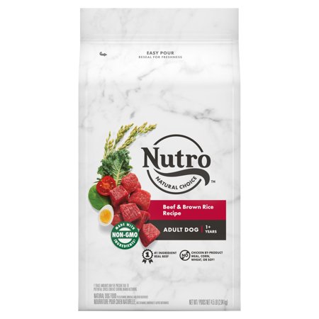 UPC: 0079105124713 | Nutro Natural Choice Beef & Brown Rice Dry Dog Food for Adult Dog  4.5 lb. Bag