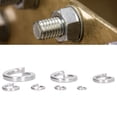 thumbnail image 1 of Rondelles de Verrouillage, 150 Pcs Rondelles de Verrouillage à Ressort pour Vis Rondelles Assorties Section Carrée Assortie Outil A2 Acier Inoxydable de Qualité Marine, 1 of 7