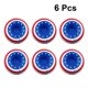 thumbnail image 4 of Beverage Holder American Flag Placemats Floating Cup Holder Multi-colored Tableware Accessory 6Pcs, 4 of 4