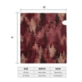 thumbnail image 6 of Mailbox Sleeve Reusable Waterproof Arc Opening With Soft Magnetic Strip Easy To Install Uv Protection 21x18 In Realistic Forests Camouflage Pattern Conifer Maroon_1, 6 of 8