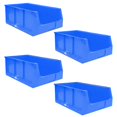 thumbnail image 2 of Contenedores para poner cosas DrawerWitty 4Pzas 30x50x20cm Ancho x Fondo x Alto 40Kg Azul Polietileno Gaveta 14. VentDepot MXDWY-022, 2 of 2
