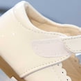 thumbnail image 5 of Toddler Little Girls Flower Dress Shoes Mary Jane Ballet Flats Party School Bowknot Princess Wedding Shoes White 15(30), 5 of 7