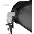 thumbnail image 6 of LS Photography Lighting Diffuser Soft box for Speedlite with Shoe Mount and Rotating Ball Head, WMT1388, 6 of 6