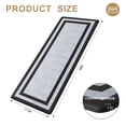 thumbnail image 2 of Buganda Kitchen Mats Anti Fatigue, Washable Rugs for Kitchen, Non Slip Kitchen Mats for Floor, 17.3"x48", Black, 2 of 9