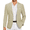 Light Khaki, variant on Mens Sport Coat Regular Fit Dress Jackets Wrinkle Free Casual Blazer Jackets