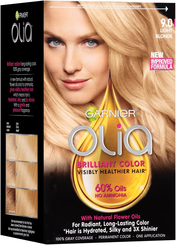 Olia Blonde Hair Dye 8 0 Olia Ammonia Free Permanent Lightest Cool Blonde Hair Color