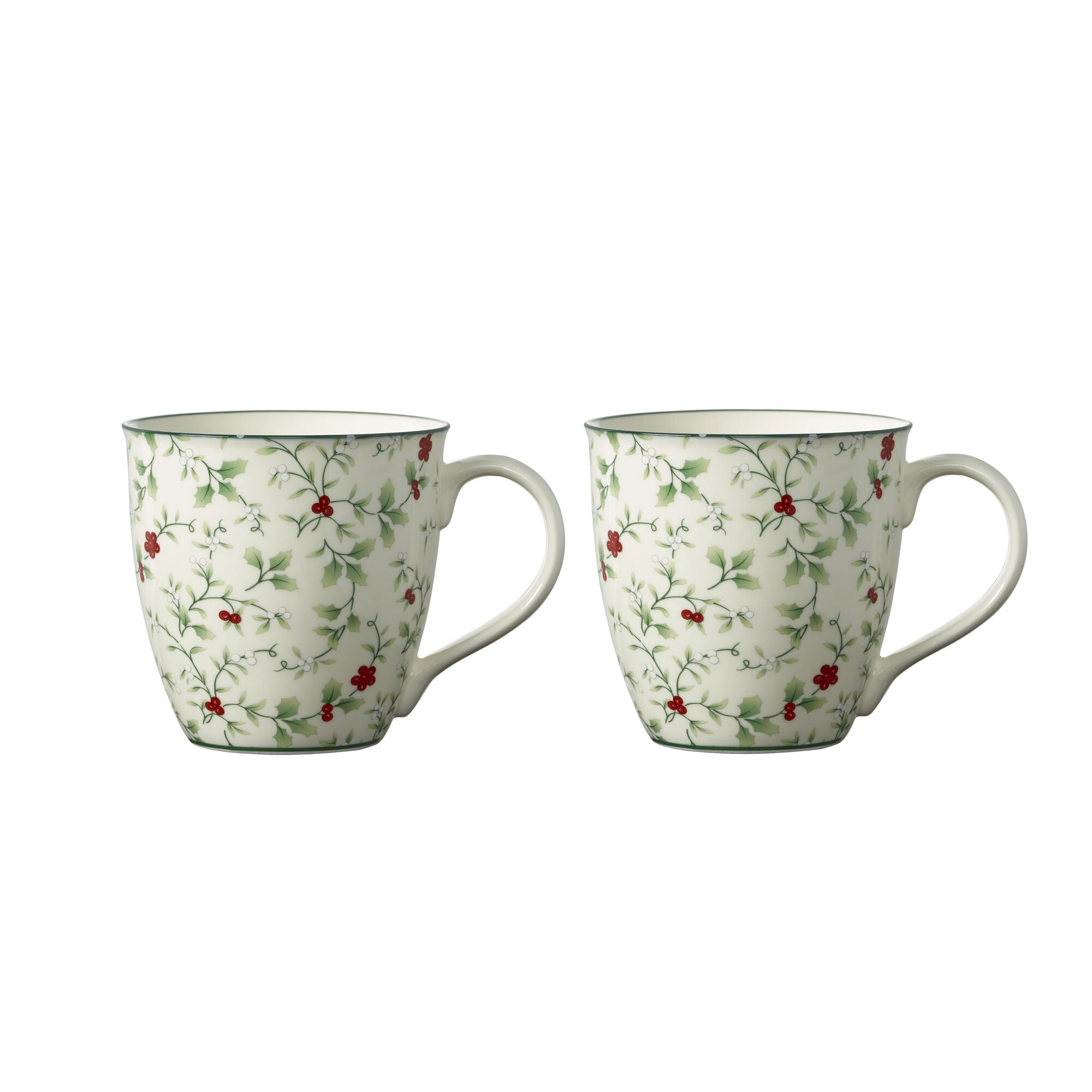 Pfaltzgraff Winterberry Porcelain 20 oz Mug Full Coverage, Set of 2