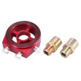 thumbnail image 1 of Adaptador de aceite Unique Bargains para Coche Enfriador sándwich placa rojo, 1 of 7