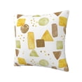 thumbnail image 2 of YFYANG Square Decorative Throw Pillow Case (Without Pillow Insert), Watercolor Abstract Geometric Graffiti Bedroom Sofa Car Cushion Cover, 26"x26", 2 of 9