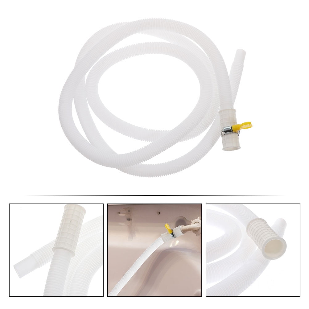 Masteelf 2pcs Washer Drain Hose Replacement Drain Hose Extension Inlet Unit
