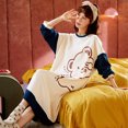 thumbnail image 1 of REDHOTYPE Nouveaux Pyjamas en Coton Décontractés pour Femmes, Manches Longues, Automne et Hiver, 1 of 2