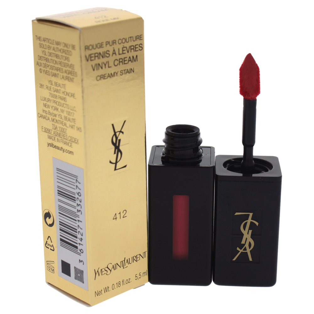 Yves Saint Laurent Vernis a Levres Vinyl Cream Lip Stain 412 Rose
