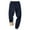 33#Blue, variant on Ftwytp Mens Fleece Lined Joggers Loose Fit Sweatpants Thermal Causal Cotton Tracksuit Bottoms Winter Warm Plush Trousers Pants