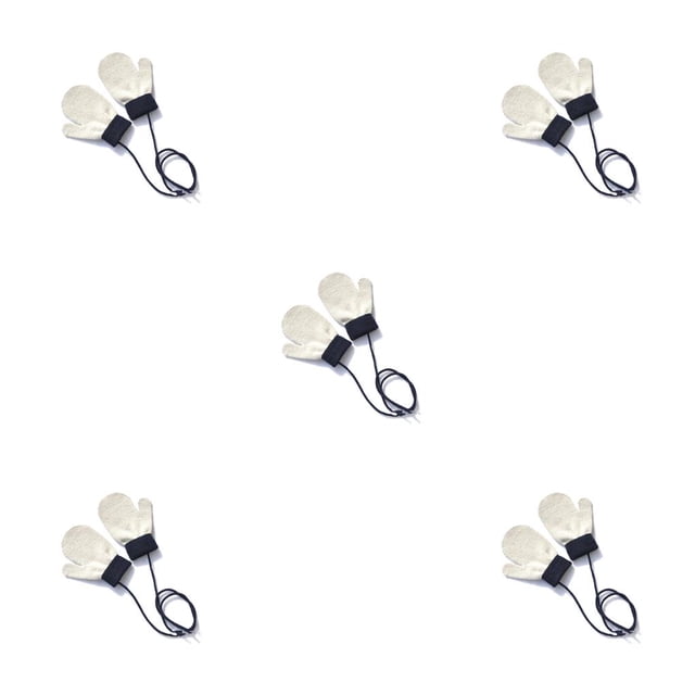 Qarigey 1 par de manoplas para niños pequeños, manopla para mantener el calor, para niños y niñas, cubiertas para los dedos colgantes, accesorio de Type2 Qarigey CBP353475
