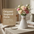 thumbnail image 4 of Unique Bargains Modern Geometric Unbreakable Flower Vase White 4.7" x 4.7" x 6.7", 4 of 7