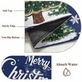 thumbnail image 6 of Blue Christmas Area Rugs 8'x10', Washable Small Throw Rugs for Living Room Patio, Xmas Christmas Tree Snowflake Indoor Outdoor Rug Non-Slip Low Pile Carpet Runner Reversible Floor Mats, 6 of 8