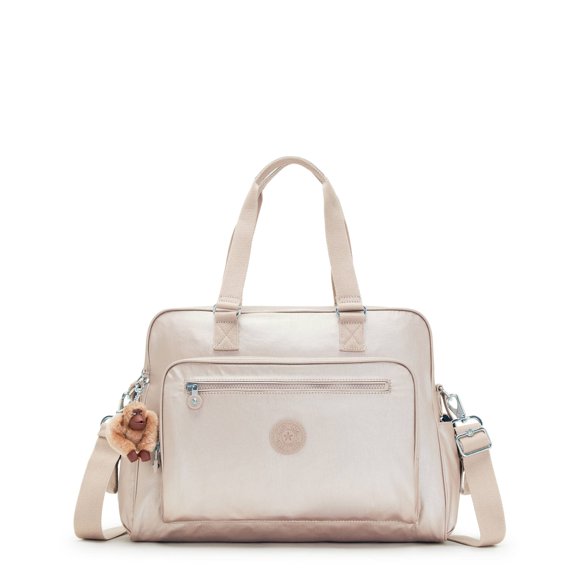 Bolsa de pañales KIPLING Alanna Metallic Nylon 39x30x17 cm