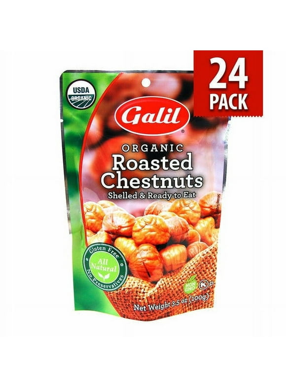 Galil Chestnuts | Organic Roasted | Shelled | 3.5 oz