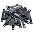 thumbnail image 3 of Perchas para cuadros con dientes de sierra, 100 piezas, perchas para colgar marcos de fotos de acero negro, 200 tornillos para pinturas de relojes de pared, decoración artesanal de madera, carteles, m, 3 of 5