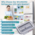 thumbnail image 2 of Módulo de Luz LED para Refrigerador W11462342 Reemplaza AP6989197 PS16218086 W10908166 W10607479 W10843339, 2 of 5