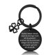 thumbnail image 1 of Lucky Charm Keyring - Customizable Gift Key Fob for Girlfriend, Boyfriend, Colleague, Black, Encouragement, Birthday, 1 of 5