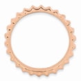 thumbnail image 2 of Sterling Silver Stackable Expressions Pink-plated Ring - Size 5, 2 of 3
