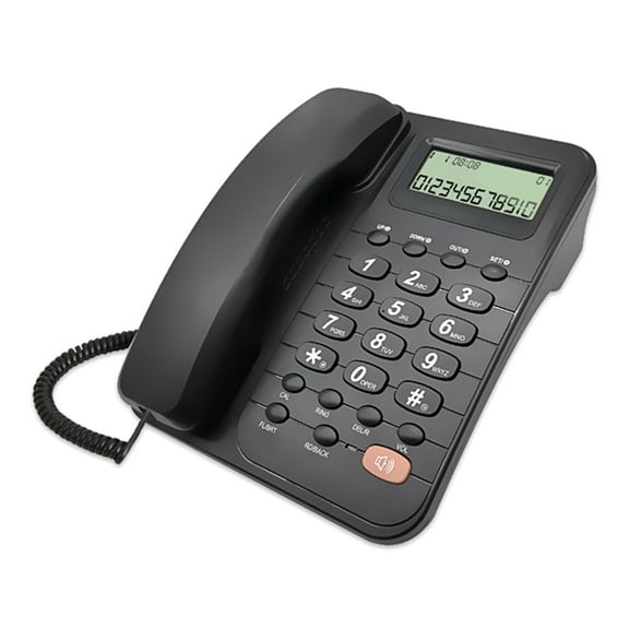 YIEMEEN Business Office Landline Phone Telephone With Caller Display For Hotel Guest Room, Corded Telephone
