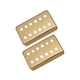 thumbnail image 2 of 2 uds. de cubierta de pastilla de guitarra de cobre, pastilla de cuello y puente, espaciado de poste de 50mm/52mm para accesorios de guitarra , Dorado Hugo Cubierta de camioneta, 2 of 10