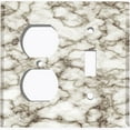 thumbnail image 4 of Metal Light Switch Plate Outlet Cover (Image of Marble Gray MAR031), 4 of 13