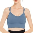 thumbnail image 5 of beishanbush Clothing 2025 Bra Under $10 Womens Back Sport Bras Padded Strappy Cropped Bras for Yoga Workout Fitness Low Impact Bras, 5 of 5