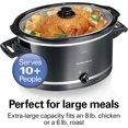 Slow Cooker with 3 Cooking Settings, Dishwasher-Safe Stoneware Crock ...