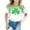 Green, variant on FUZHIQ St. Patrick's Day Shirts for Kid Shamrock Graphic Short Spring Summer Shirt Top Round Neck Funny Cute Casual Party Girls T-Shirts 8-10(Green,12-13 Years)