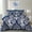 Blue, variant on Dintszyayue Glod Paisley 7pcs Comforter Queen Size,Soft Bed in a Bag Microfiber All Ages(90"X96")