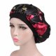 thumbnail image 2 of Gorro de satén, gorro de dormir de doble capa, gorro estampado, elástico ancho oso de fresa  Hogar, 2 of 3