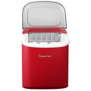 Magic Chef Portable Countertop Ice Maker, 27 Lbs. per Day, Red