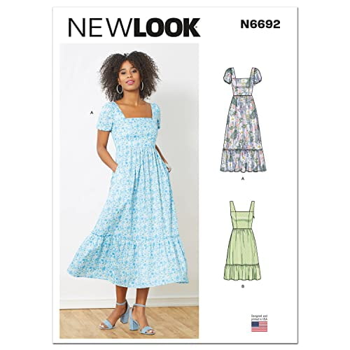 New Look Misses' Robe Patron de Couture Kit, Code N6692. Tailles 6-8-10-12-14-16-18