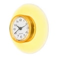 thumbnail image 4 of Wall Clock Mini Cute Bathroom Mirror Suction Waterproof Shower Clock, Yellow, 4 of 7