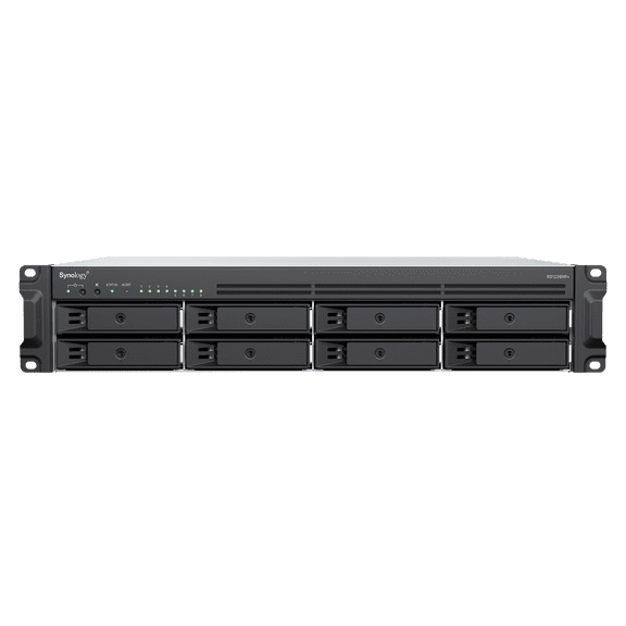 Synology RackStation RS1226RP  8 Bay Rackmount NAS - AMD Ryzen Embedded V1500B (2.2 GHz) - 4GB - 8 Bays - Gigabit Ethernet - USB 3.2