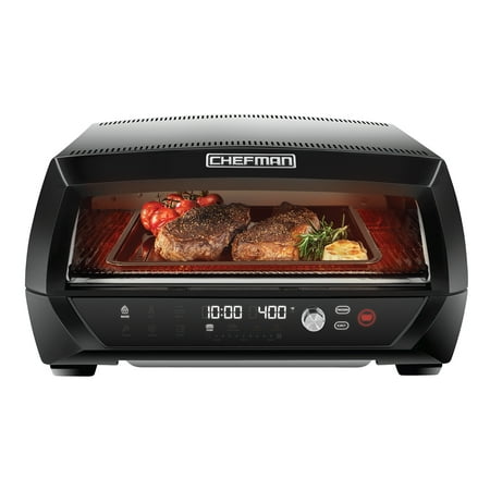 Chefman Food Mover Conveyor Toaster Oven, Stainless Steel