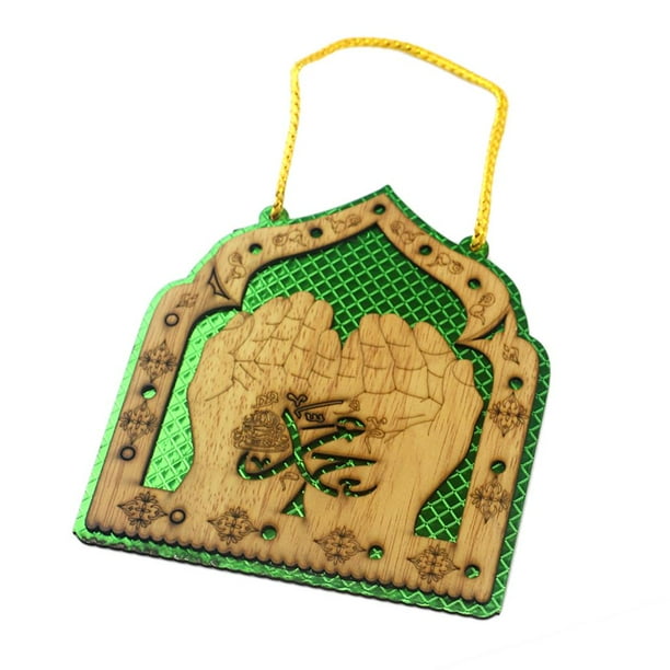 Adornos colgantes con cuerda para la fiesta del Ramadán con etiquetas colgantes para el Eid islámico 02