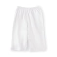 thumbnail image 1 of Shorts estilo bermuda con cintura elástica para mujer, color blanco, talla extra grande, 1 of 4