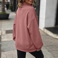 thumbnail image 5 of Women's Turtleneck Oversized Pullover Sweatshirt Long Sleeve Loose Basic Casual Fall Everyday Top, 5 of 7