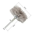 thumbnail image 2 of Abrasive Nylon Wheel Brush 80 Grits with 1/4-inch Shank for Polish Grinder 3pcs, 2 of 5