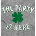 thumbnail image 2 of St Patricks Day The Party Is Here Sweatshirt for Men or Women Brisco Brands S, 2 of 6