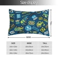 thumbnail image 2 of Honeii Machinery Road Construction Print Pillow Cases,Plush Throw Pillow Covers,Decorative Pillowcase for Sofa, Couch, Living Room-16"x24", 2 of 6