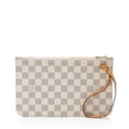 thumbnail image 3 of Pre-Owned Louis Vuitton Damier Azur Neverfull MM Pochette, 3 of 11
