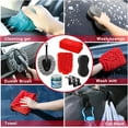 thumbnail image 6 of 16Pcs Car Wash Cleaning Kit with Foam Gun Sprayer Detailing Brushes Windshield Cleaning Tool Rim and Tire Brush Towels Complete Interior Exterior Detailing Set for Car-tss, 6 of 7