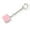 Pink, variant on HUMJUSE Lighted Keyboard Keychain, Keyboard Fidget Keychain, Fidget Clicker with Led Light, Keychain Press Stress Relieving Tool, Desk Toys
